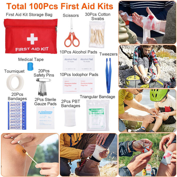 125 in 1 Survival Kit Professional Equipment Tools First Aid Supplies 125 in 1 Survival Kit Professional Equipment Tools First Aid Supplies