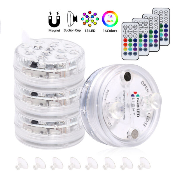 13 LED Submersible Light for Swimming Pool Garden Fountain Bathroom