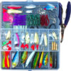 132 Pcs Fishing Lures Set Mixed Minnow Hooks Fish Lure Kit in Box 132 Pcs Fishing Lures Set Mixed Minnow Hooks Fish Lure Kit in Box