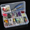 132 Pcs Fishing Lures Set Mixed Minnow Hooks Fish Lure Kit in Box 132 Pcs Fishing Lures Set Mixed Minnow Hooks Fish Lure Kit in Box