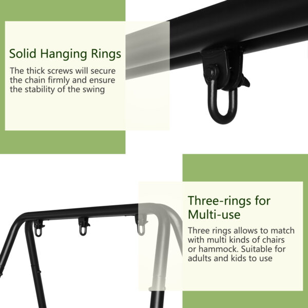 133x137x180cm Four-legged Stand Chairlift - Black