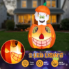 2.8 FT Halloween Inflatables Animated Pumpkin Ghost Outdoor Decorations 2.8 FT Halloween Inflatables Animated Pumpkin Ghost Outdoor Decorations