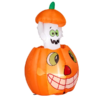 2.8 FT Halloween Inflatables Animated Pumpkin Ghost Outdoor Decorations 2.8 FT Halloween Inflatables Animated Pumpkin Ghost Outdoor Decorations