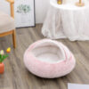 2 in 1 Dog and Cat Bed Pet Winter Round Plush Warm House Soft Long Pets 2 in 1 Dog and Cat Bed Pet Winter Round Plush Warm House Soft Long Pets