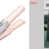 2-In-1 Electric USB Hair Straightening Brush Straightener