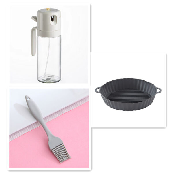 2 in 1 Oil Sprayer Bottle BBQ Cooking Dispenser Olive Pourers Kitchen 2 in 1 Oil Sprayer Bottle BBQ Cooking Dispenser Olive Pourers Kitchen