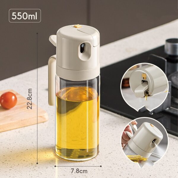 2 in 1 Oil Sprayer Bottle BBQ Cooking Dispenser Olive Pourers Kitchen 2 in 1 Oil Sprayer Bottle BBQ Cooking Dispenser Olive Pourers Kitchen