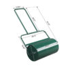 24 Inch Green Iron Lawn Roller Cylindrical Garden 24 Inch Green Iron Lawn Roller Cylindrical Garden