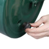 24 Inch Green Iron Lawn Roller Cylindrical Garden 24 Inch Green Iron Lawn Roller Cylindrical Garden