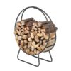 24 Inch Round Indoor Outdoor Wrought Iron Fireplace Wood Stand 24 Inch Round Indoor Outdoor Wrought Iron Fireplace Wood Stand