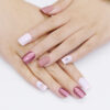 24 Pieces of Matte Metallic Nude Nails 24 Pieces of Matte Metallic Nude Nails