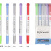 25 Colors Double Head Highlighter Pen Mildliner Fluorescent