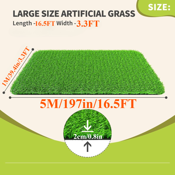 3ft X 16ft High Quality Artificial Turf Mat with Drainage Holes No 3ft X 16ft High Quality Artificial Turf Mat with Drainage Holes No