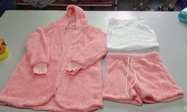 3pcs Womens Clothing Long Sleeve Crop Tank Top and Drawstring Shorts 3pcs Womens Clothing Long Sleeve Crop Tank Top and Drawstring Shorts