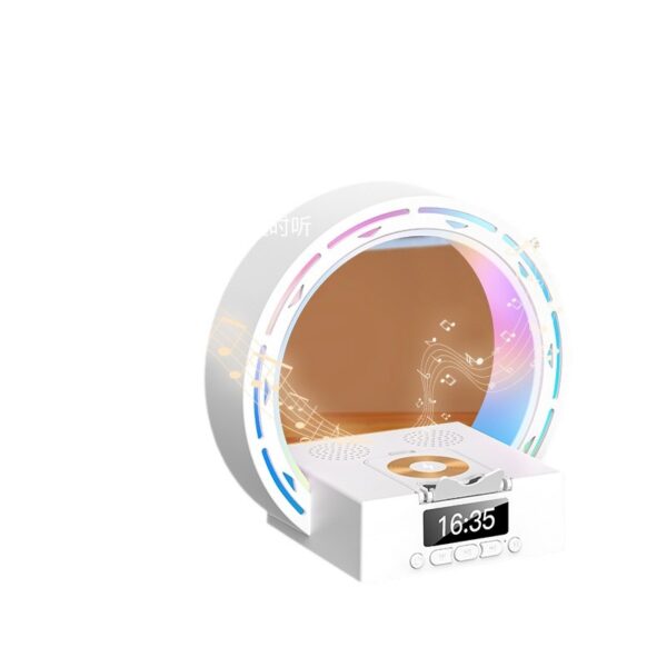 4 in 1 Wireless Bluetooth-compatible Speaker Charging Pad Bedside Lamp 4 in 1 Wireless Bluetooth-compatible Speaker Charging Pad Bedside Lamp