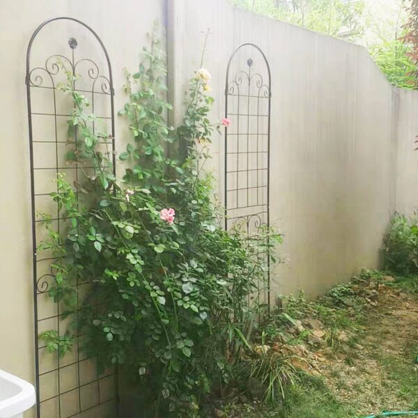 4 Pack Metal Garden Trellis for Climbing Plants Outdoor Netting 4 Pack Metal Garden Trellis for Climbing Plants Outdoor Netting