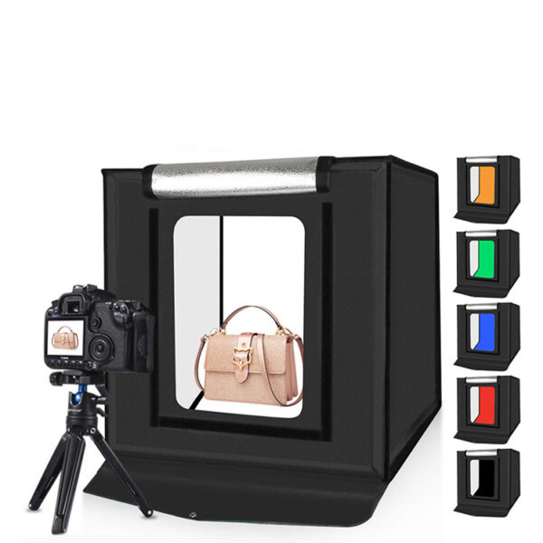 40CM Folding Studio LED Highlighting Dimming Photo Soft Light Box 40CM Folding Studio LED Highlighting Dimming Photo Soft Light Box