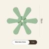 4pcs Silicone Mat Dishes Insulation Pad Tree Shape Trivet Set Coaster