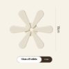 4pcs Silicone Mat Dishes Insulation Pad Tree Shape Trivet Set Coaster