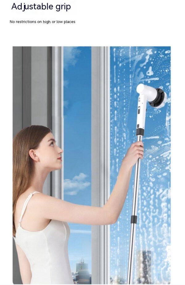 7-in-1 Wireless Cleaning Brush Long Handle Retractable Bathroom Toilet 7-in-1 Wireless Cleaning Brush Long Handle Retractable Bathroom Toilet
