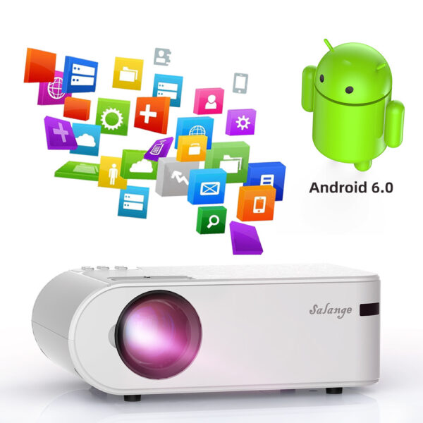 720p Portable Smart Projector P62 Supports Home Office HD