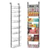 8-Tier Over the Door Pantry Organizer Hanging Storage Rack Adjustable 8-Tier Over the Door Pantry Organizer Hanging Storage Rack Adjustable