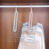 9-hole Clothes Hanger Organizer Space Saving Multi-function Folding