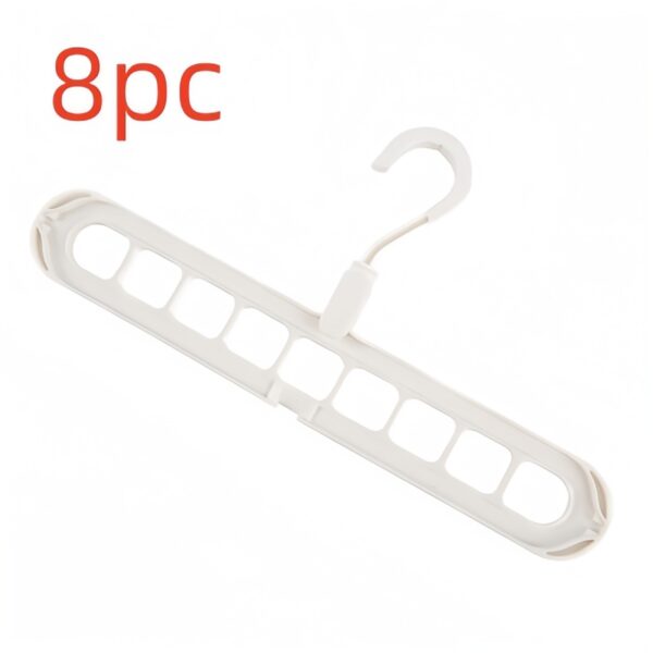 9-hole Clothes Hanger Organizer Space Saving Multi-function Folding