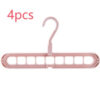 9-hole Clothes Hanger Organizer Space Saving Multi-function Folding