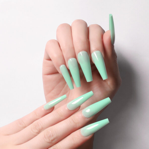 A Variety of Colors to Choose From Nail Art Long Coffin Fake Nails