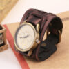 Accessories Watches Retro Cowhide Punk Men's Wrist Accessories Watches Retro Cowhide Punk Men's Wrist