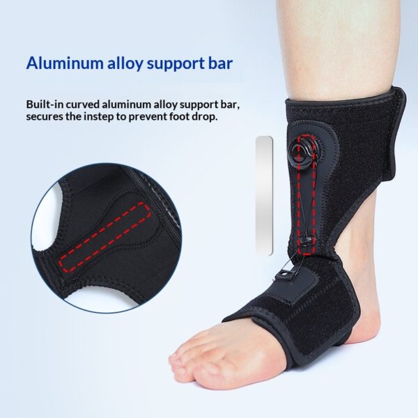 Adjustable Compression Ankle Brace with Hook Loop Fastener - Soccer Adjustable Compression Ankle Brace with Hook Loop Fastener - Soccer
