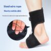 Adjustable Compression Ankle Brace with Hook Loop Fastener - Soccer Adjustable Compression Ankle Brace with Hook Loop Fastener - Soccer