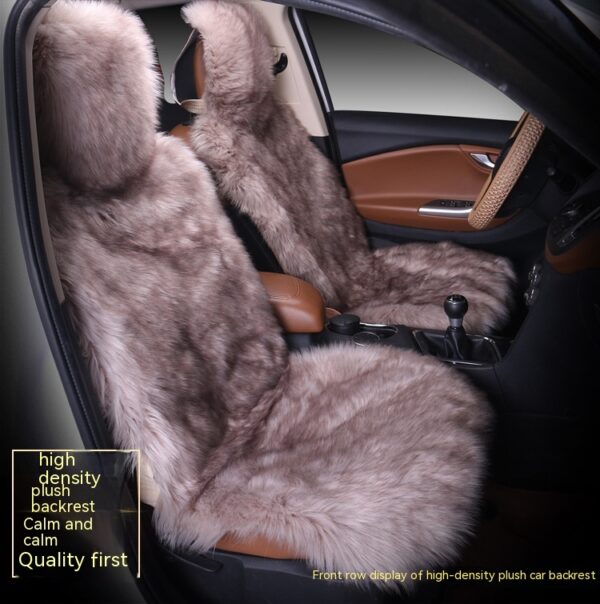 All-inclusive Car Seat Cover Plush Cushion Three-piece Universal Winter All-inclusive Car Seat Cover Plush Cushion Three-piece Universal Winter