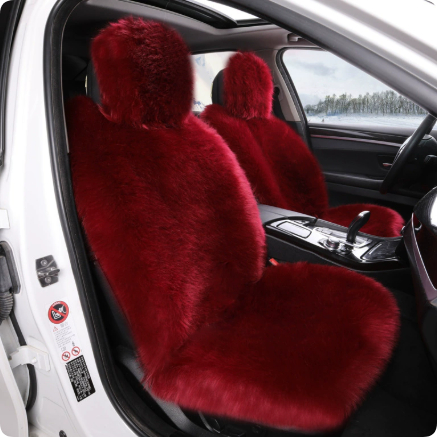 All-inclusive Car Seat Cover Plush Cushion Three-piece Universal Winter All-inclusive Car Seat Cover Plush Cushion Three-piece Universal Winter