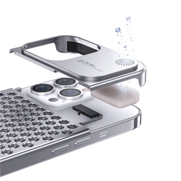 Aluminum Alloy Phone Case for 14 13 Pro Max Plus Hollow Heat Aluminum Alloy Phone Case for 14 13 Pro Max Plus Hollow Heat