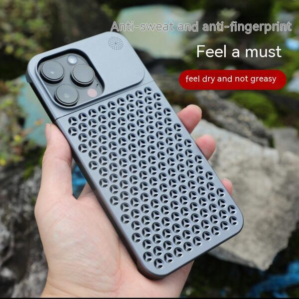Aluminum Alloy Phone Case for 14 13 Pro Max Plus Hollow Heat Aluminum Alloy Phone Case for 14 13 Pro Max Plus Hollow Heat
