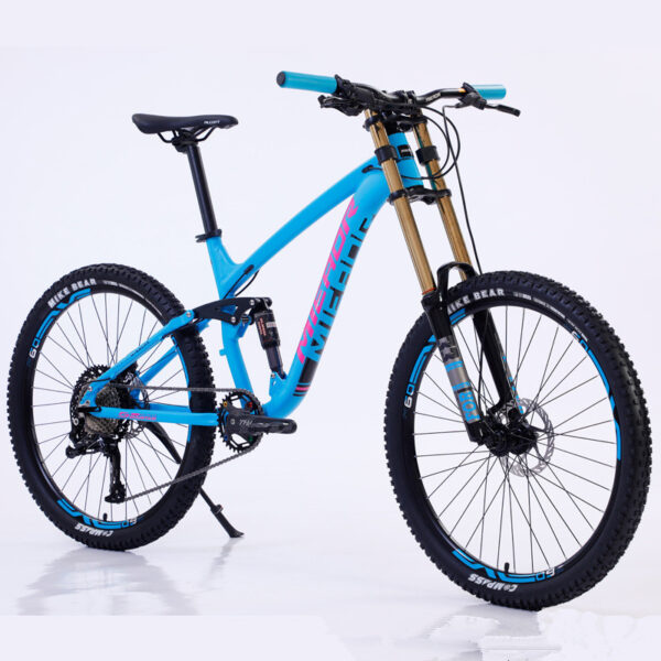 Aluminum Alloy Soft Tail Oil Brake Damping Mountain Bike Bicyc Aluminum Alloy Soft Tail Oil Brake Damping Mountain Bike Bicyc