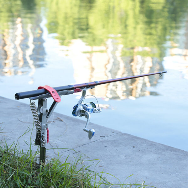 Angle Fishing Pole Tackle Bracket Anti-rust Steel Rod Holder Fish