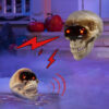 Animated Floating Skeleton Decorations Realistic Halloween Skull Heads Animated Floating Skeleton Decorations Realistic Halloween Skull Heads