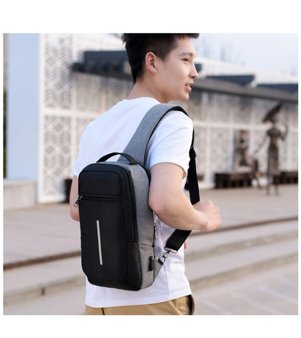 Anti-theft USB Charging Chest Bag with You