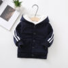 Autumn and Winter Children's Cardigan Jacket Lamb Velvet Sweater