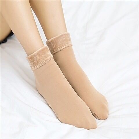 Autumn and Winter Socks Men Women Wild Tube Imitation Nylon Floor Plus