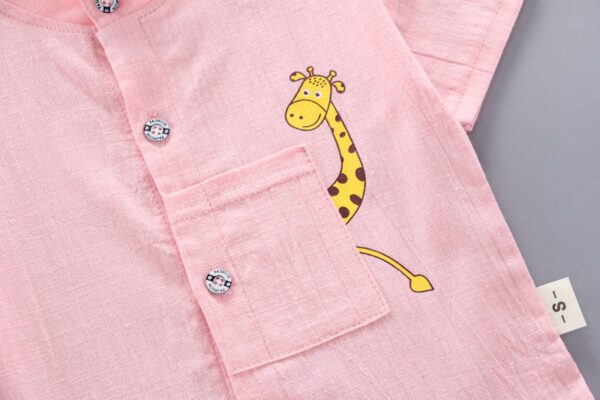 Baby Boy Short Sleeve Children's Clothing Summer Clothes Handsome Shirt