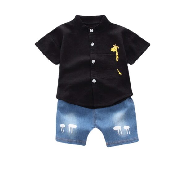 Baby Boy Short Sleeve Children's Clothing Summer Clothes Handsome Shirt