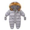 Baby Kids Jumpsuit Jacket with Gloves