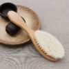 Baby Shampoo Brush Solid Wood Wool Brush