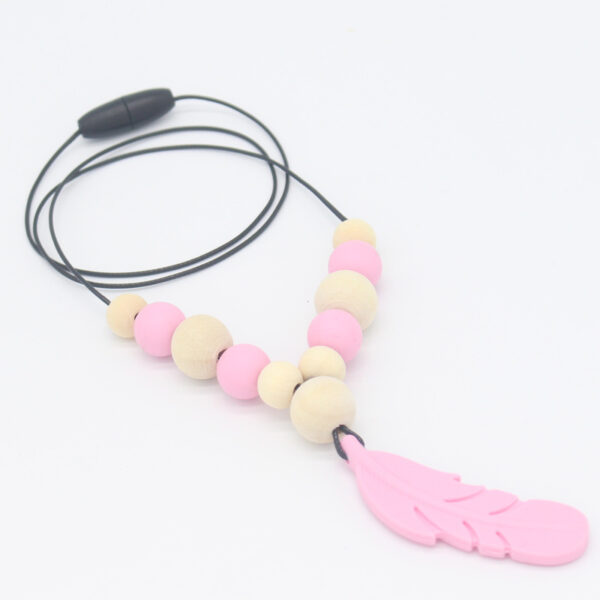 Baby Soothing Teether Protects Safety Baby Teether Necklace Baby Soothing Teether Protects Safety Baby Teether Necklace