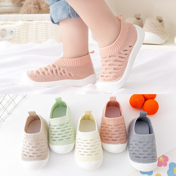 Baby Toddler Shoes Soft Sole Fly Knit Mesh Surface Breathable Baby Toddler Shoes Soft Sole Fly Knit Mesh Surface Breathable