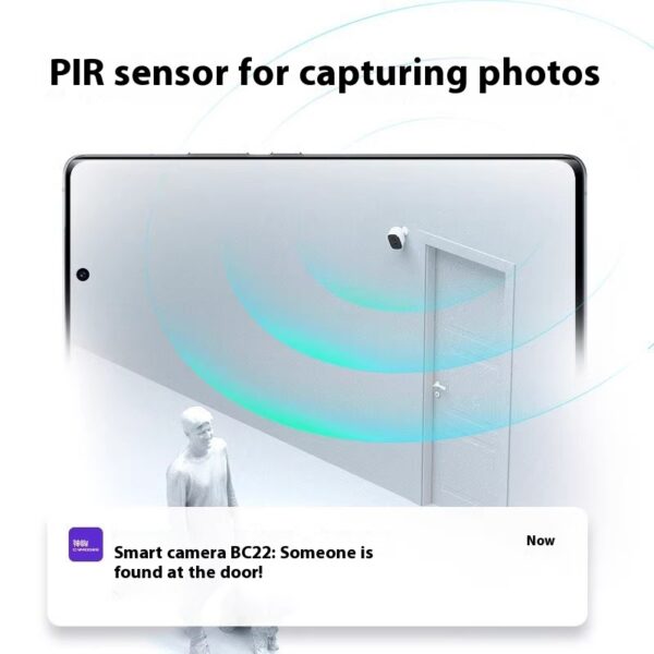 Battery Surveillance Camera Wireless WiFi Connection Mobile Phone